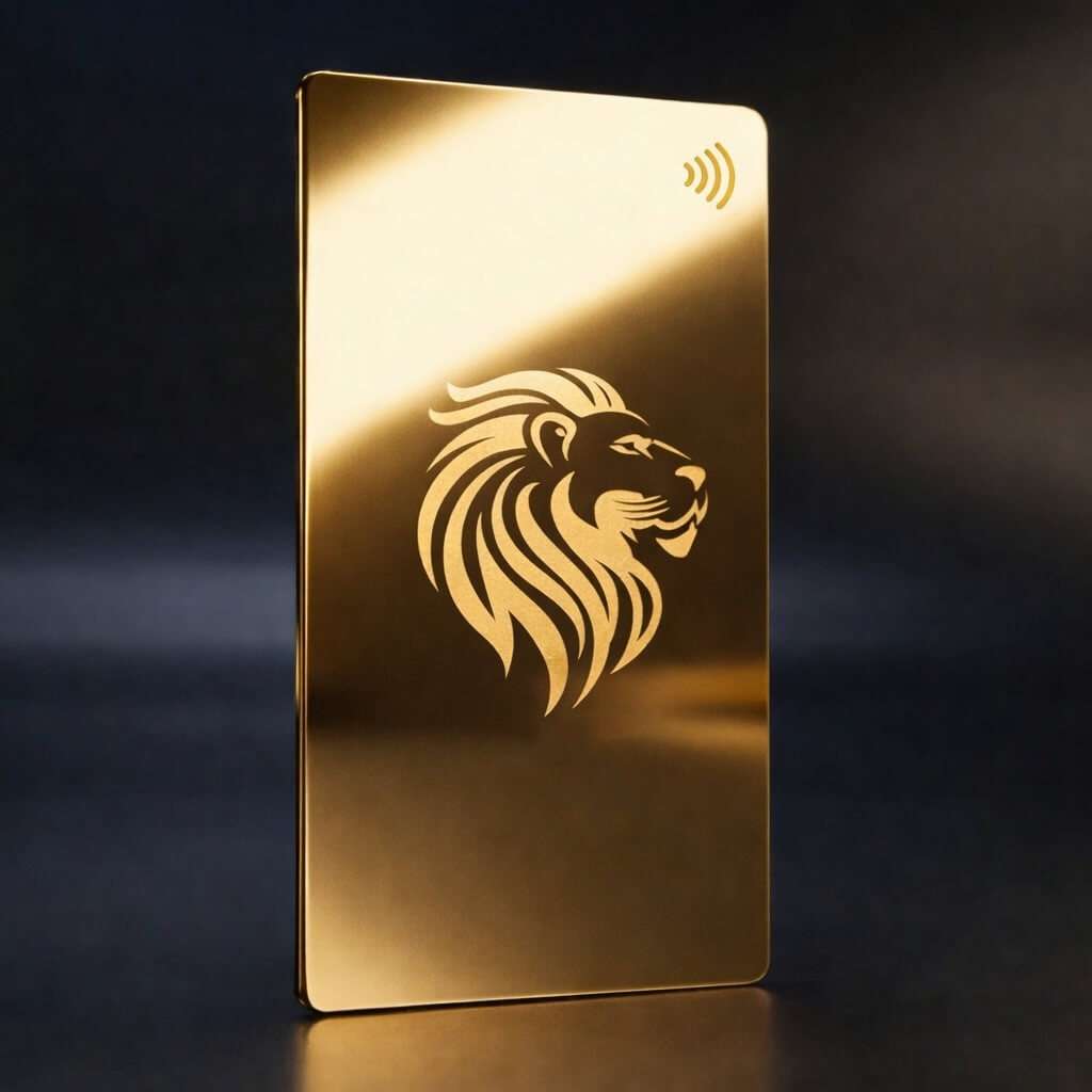 Gold Metal NFC Card